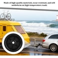 thumbnail image 3 of Trailer Jack Caster Wheel, 6 Inch Swirl Stand Wheel with Bolt Nut, Towed Vehicle Replacement Parts Accessories, Universal for RV Camper Motorcycle - 6", 3 of 6
