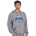 thumbnail image 5 of US Air Force Service Before Self Zip Up Hoodie Men's Women's Brisco Brands S, 5 of 6