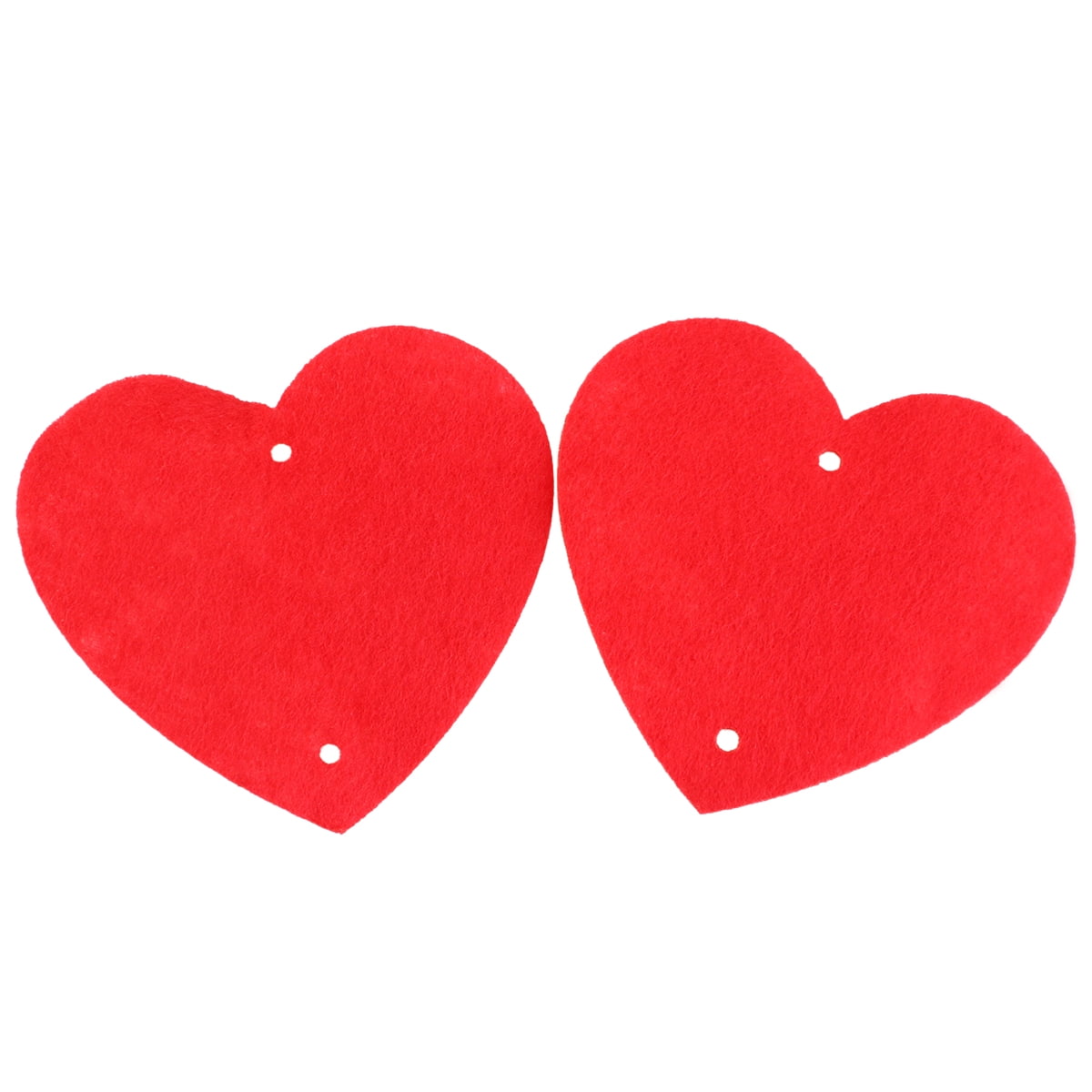 16PCS Valentine's Day Decorations Red Love Heart Hanging Ornaments Party Decor 