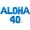 Blue, variant on Letter Balloons - ALOHA 40 16" Inch Alphabet Letters Foil Mylar Balloon 40th Birthday Party Banner (Gold)
