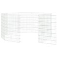 thumbnail image 5 of vidaXL Free Range Animal Enclosure 10-Panel 21.3"x31.5" Galvanized Iron, 5 of 7