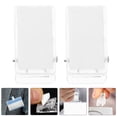 thumbnail image 4 of 40pcs Adhesive Plastic Badge Clips Name Badge Spring Clips ID Card Clips Spring Clips for Badge, 4 of 8