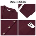 thumbnail image 4 of Shine Up Womens Lightweight Cardigan Button Down Long Sleeve Tops Casual Open Front Cardigans, 4 of 7