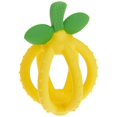 thumbnail image 1 of Bola para la dentición y cepillo de dientes de entrenamiento: Bola para la dentición en forma de limón, de silicona y sin BPA, con múltiples texturas para calmar las encías y un diseño fácil de soste, 1 of 4