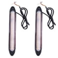 thumbnail image 4 of Kenally 2 unids/set luz de circulación diurna coche LED DRL lámpara de conducción diurna accesorios para automóviles Bombillas para automóviles Negro 15.5 cm De colorido a amarillo Kenally VI000940-05B, 4 of 6