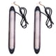 thumbnail image 1 of Riwesomey 2 unids/set luz de circulación diurna coche LED DRL lámpara de conducción diurna accesorios para automóviles Bombillas para automóviles Negro 15.5 cm De colorido a amarillo, 1 of 8