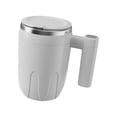 thumbnail image 2 of deevoka Auto Stirring Coffee Mug Automatic Mixing Cup for Backpacking Gym Livingroom white, 2 of 9
