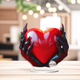 thumbnail image 3 of Valentine's Day Creative Love 2D Flat Acrylic Ornaments - Living Room Desktop Ornaments Gift Decoration for Home and Office, 3 of 5