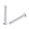 thumbnail image 4 of Single Hole Clevis Pins,5mm x 35mm Flat Head Zinc-Plating Steel  10Pcs, 4 of 5