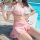 thumbnail image 3 of SAILING Traje de baño de cintura alta para mujer falda de dos piezas Resort Spa traje de baño, 3 of 5
