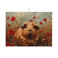 thumbnail image 1 of Balery Rose Cute Guinea Pig Alfombrilla de Secado para Cocina, 18x24 Pulgadas, Súper Absorbente para Platos y Encimeras, 1 of 7