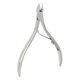 thumbnail image 3 of Silver Tone Manicure Pedicure Hangnail Clippers Metal Cuticle Nipper Trimmer, 3 of 5