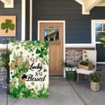 thumbnail image 5 of Sm:)e Green Shamrock Not Lucky Just Blessed Saint Patricks Day Garden Flag 12x18 Inch, 5 of 7