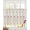 Off White, variant on Purple Pink Spring Floral Sheer Curtains 84 Inch Length 2 Panels Set for Living Room/Bedroom, Colorful Summer Flowers Botanical Kitchen Curtains Grommet Curtains Window Treatments 42"x84"x2