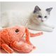 thumbnail image 4 of Juguete de peluche para mascotas, camarón saltador gravitacional, carga USB, simulación de langosta, juguete eléctrico divertido para gatos y perros oso de fresa Electrónica, 4 of 5