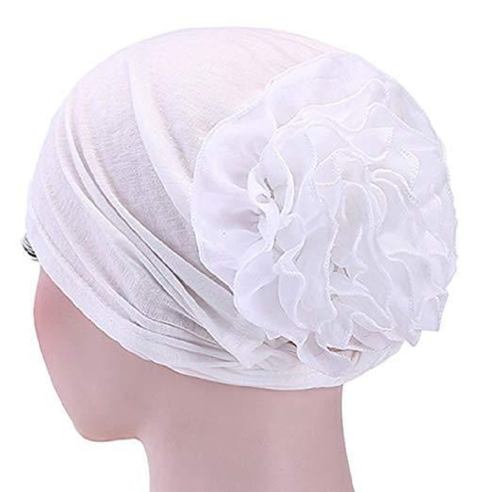 Pre Tied Chemo Head Scarf 3 Packed Beaine Skull Cover Cap for Women 