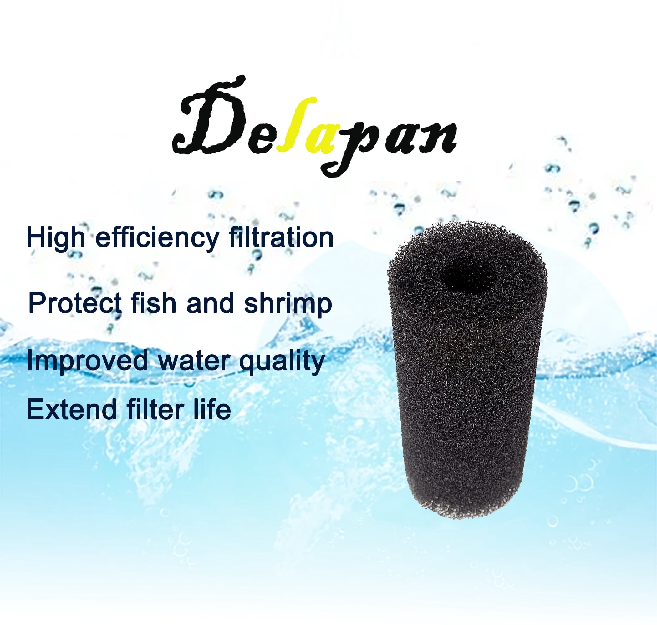 Delapan Pre-Filter Sponge Roll Fit for Beckett Pond G FR DP Pump, Part No 7209410 7137710, 15 Pack
