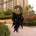 thumbnail image 5 of Atrapasueños grandes de árbol de la vida: plumas de gallo con ágata roja, atrapasueños hecho a mano para decoración de pared de dormitorio (3 piezas), 5 of 5