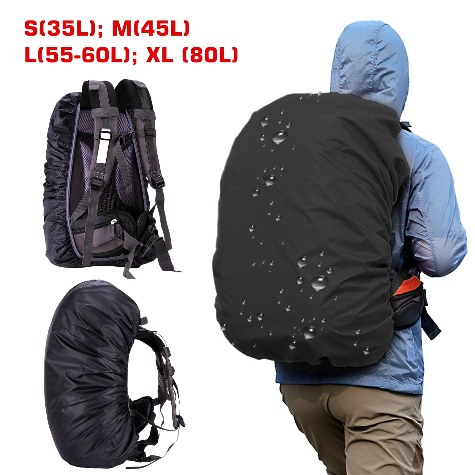 60l backpack rain cover