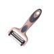 thumbnail image 1 of Bewildely Peladores de verduras 3 en 1, herramienta de pelado Zester giratorio de 360 ​​grados, rallador de frutas para zanahoria, pepino, Cocina y Comedor Rosa Bewildely HA079747-03, 1 of 6