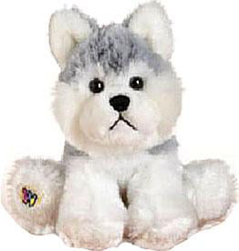 GANZ Webkinz out Plush Siberian Husky Dog Pup HM818 W/ Code for sale online 