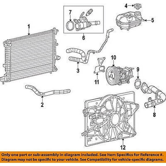 Jeep CHRYSLER OEM 15-16 Renegade Cooling System-Expansion Tank 68327756AA