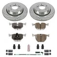 thumbnail image 3 of PowerStop Rear Z26 Street Warrior Carbon-Fiber Ceramic Brake Pad and Drilled and Slotted Rotor Kit Fits: BMW Select Models K5732-26, 3 of 9