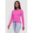 thumbnail image 2 of Women's Basic Long Sleeve Crew Neck T Shirt, 2 of 4