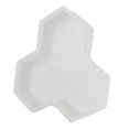 thumbnail image 2 of 4Pcs Path Mold Maple Leaf Concrete Manually Plastic Stepping Stone Paving Molds for Pavement Courtyards Square, 2 of 8