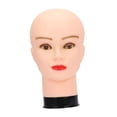 thumbnail image 3 of MERIGLARE Mannequin Head Cosmetology Display for Display Hat Making Salon Black Base Female, 3 of 9