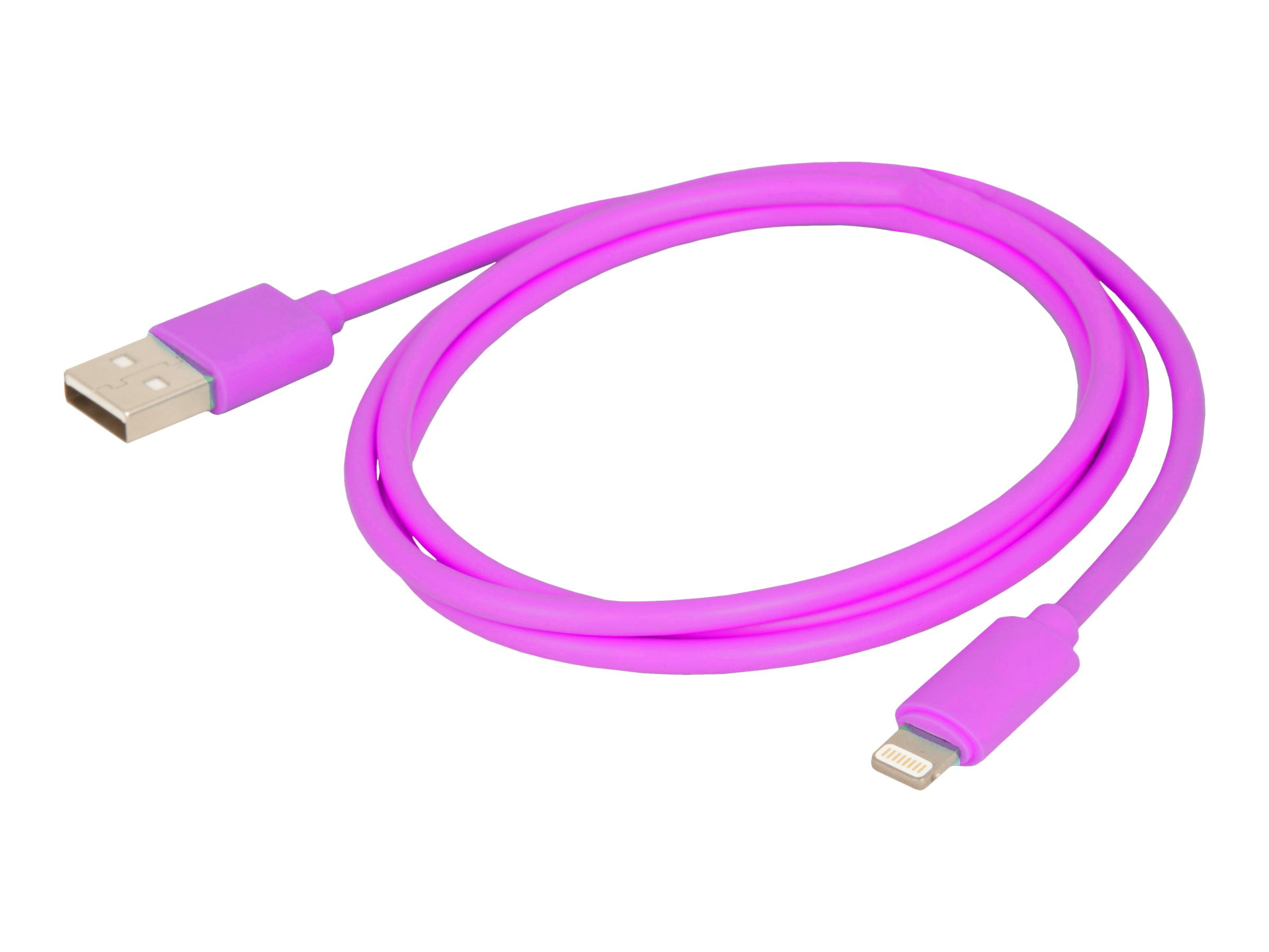 Urban Factory Cable USB to Lightning MFI certified Purple 1m