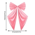 thumbnail image 6 of ZenCart Big Pink Bow Decoration Satin Ribbon Twist Tie Large Bow Birthday Party Hanging Backdrop Wall Decor for Bachelorette Baby Shower Bridal Supplies, 6 of 8
