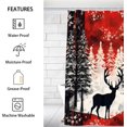 thumbnail image 2 of The Christmas Fun Design Shower Curtain for Bathroom Shower Curtain Set with 12 Hooks Waterproof Fabric Bath Curtain for Bathtub Restroom Decor, 72 X 72 in, 2 of 6
