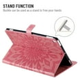 thumbnail image 3 of Dteck Flower Patterned Case For iPad 10.2-inch 9th Generation 2021/iPad 8th/7th Gen 10.2"/Air 3rd Generation 10.5 inch (2019),Magnetic Leather Card Holder Wallet Kickstand Protective Cover,Pink, 3 of 5