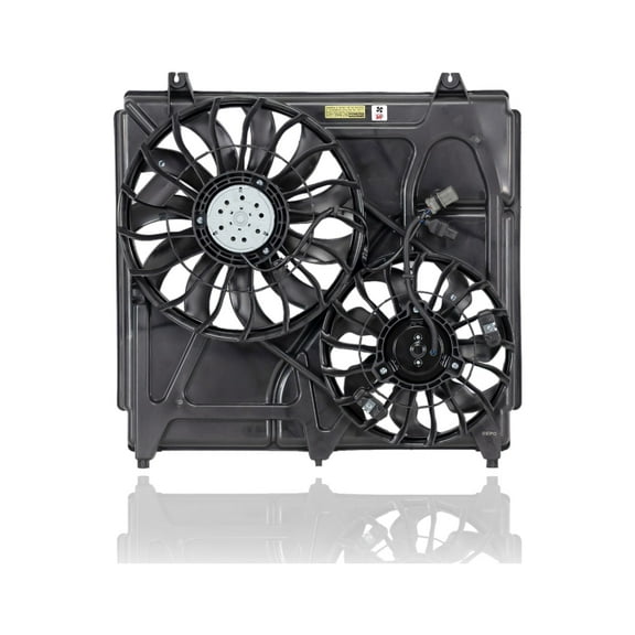 Dual Radiator and Condenser Fan Assembly - Cooling Direct Fit/For 253803E600 03-06 Kia Sorento