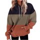 thumbnail image 1 of Pntutb Moda Mujer Navidad Impreso Bolsillo Blusa De Manga Larga Casual tops Sweatershirt Botón Sudaderas Con Capucha Pntutb Pntutb-1728, 1 of 4