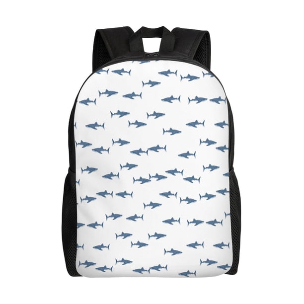 Easygdp Cute Shark Mochila Versátil y Elegante: Comodidad, Almacenaje y Durabilidad para la Universidad, Trabajo, Viajes y Uso Diario