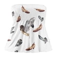 thumbnail image 3 of Women‘s Strapless Tank Tops Sleeveless Pleated Gradient Color Ladies Summer Boho Print Loose Fit Pullover, 3 of 6