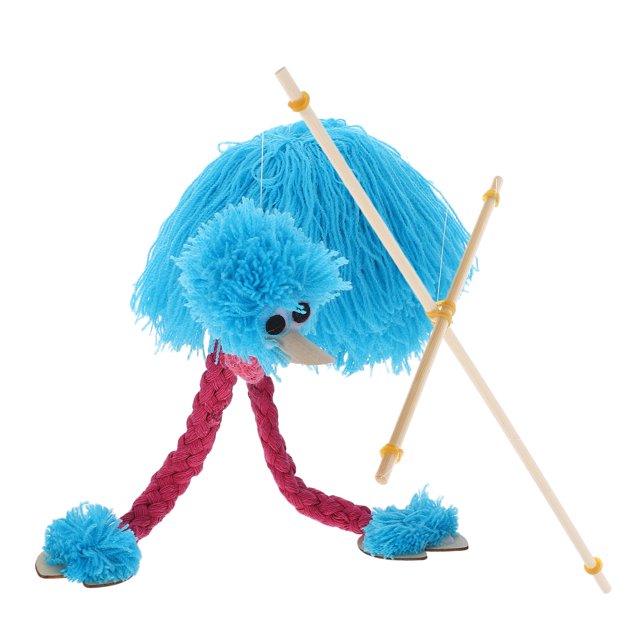 ifundom Plush Marionettes Sky Blue Pine for Finger Exercise Puppet Show Prop 1Pack
