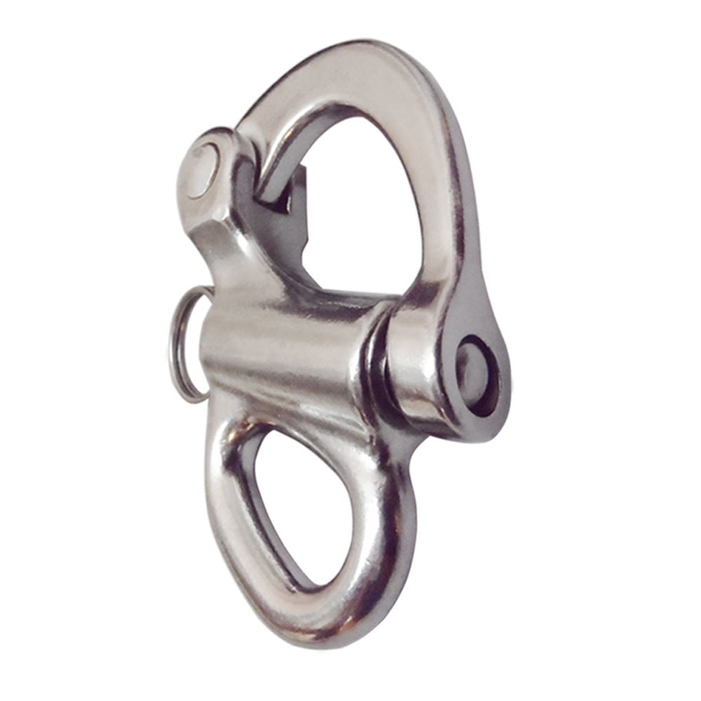 SS316 Stainless Steel Shackle Fixed Bail 2'' Fixed Eye Snap Shackle Fixeye 
