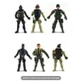 thumbnail image 4 of 6 Pcs 1/18 Forces Spéciales Soldats SWAT Figurines d'Action Modèle de Soldat Militaire pour Collection, 4 of 8