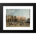 thumbnail image 2 of Canaletto 18x14 Black Modern Framed Museum Art Print Titled - The Square of Saint Mark's, Venice (1742-1744), 2 of 5