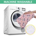 thumbnail image 6 of Pink Cartoon Unicorn Star Pattern Square Tablecloth,Waterproof Square Table Cover,Wipeable Spillproof Washable Table Cover for Home Kitchen Party Decor 60"x60"(152x152cm), 6 of 6
