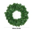 thumbnail image 3 of DIY Faux Wreath 24 Inches Green Window Door Hanging Naked Garland for Holiday Crafting, 3 of 6