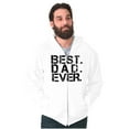 thumbnail image 3 of Best Dad Ever Cool Fathers Day Gift Men's Big & Tall Graphic Zip Up Hoodie Brisco Brands 3X, 3 of 5