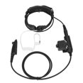 thumbnail image 2 of Auricular telescópico con micrófono de garganta de 7,1mm, auriculares controlados por garganta, juego U94 PTT para Walkie Talkies Motorola, 2 of 8