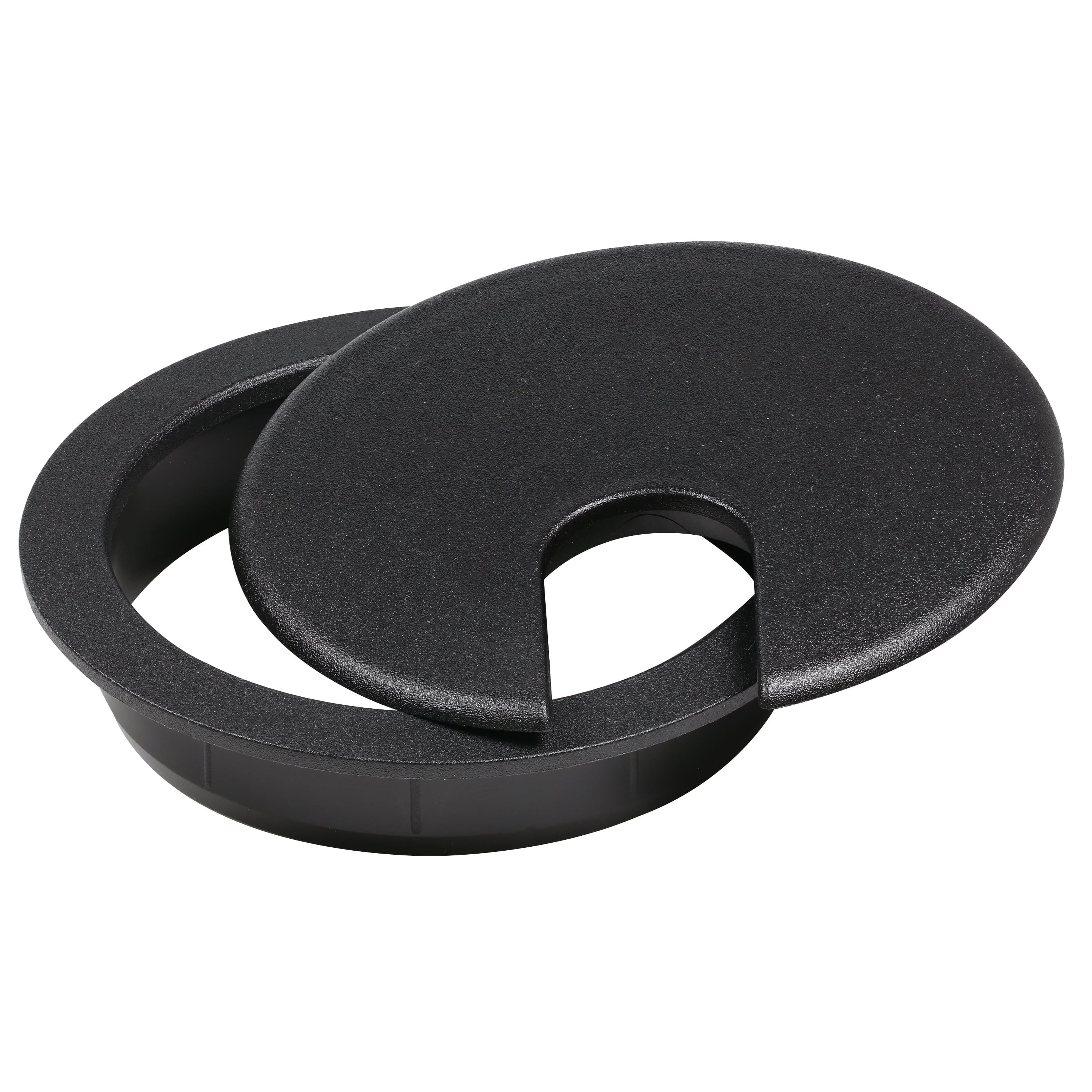 Rok Hardware 25 Pack Round Grommet, 3" (76mm) Diameter, Made of ABS, Black