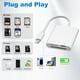 thumbnail image 2 of Lector de tarjetas SD Denlane para iPhone, SD y Micro SD de doble ranura, 2 of 7