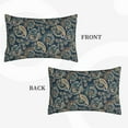 thumbnail image 3 of Binfone Indian Paisley 2 Standard Size Pillowcase, Long Staple Pure Cotton Envelope Closure Pillow Cover (Pillow core not included),16"x24", 3 of 7