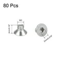 thumbnail image 2 of Unique Bargains M3x4mm Flat Head Machine Screws Inner Hex Screw 304 Stainless Steel Fasteners Bolts 80 Pcs, 2 of 3